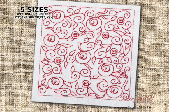 Abstract Rose Pattern Review