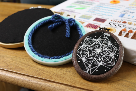 Framing and Backing Embroidery Art