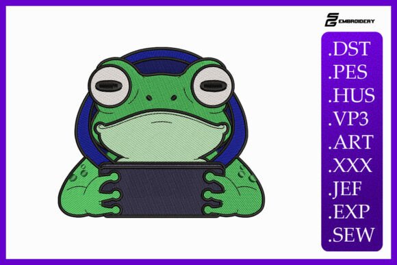 Gamer Frog Kawaii Animal
