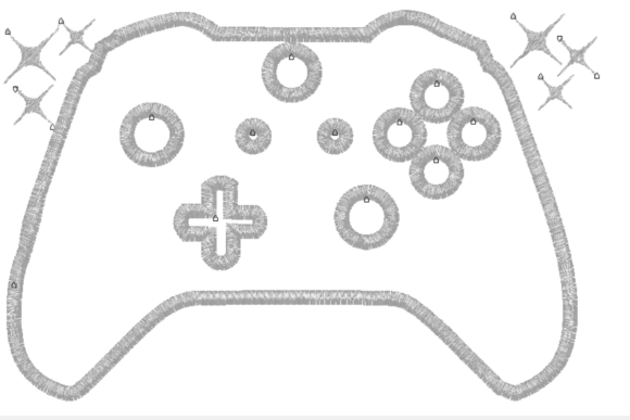 Video Game Controller Outline